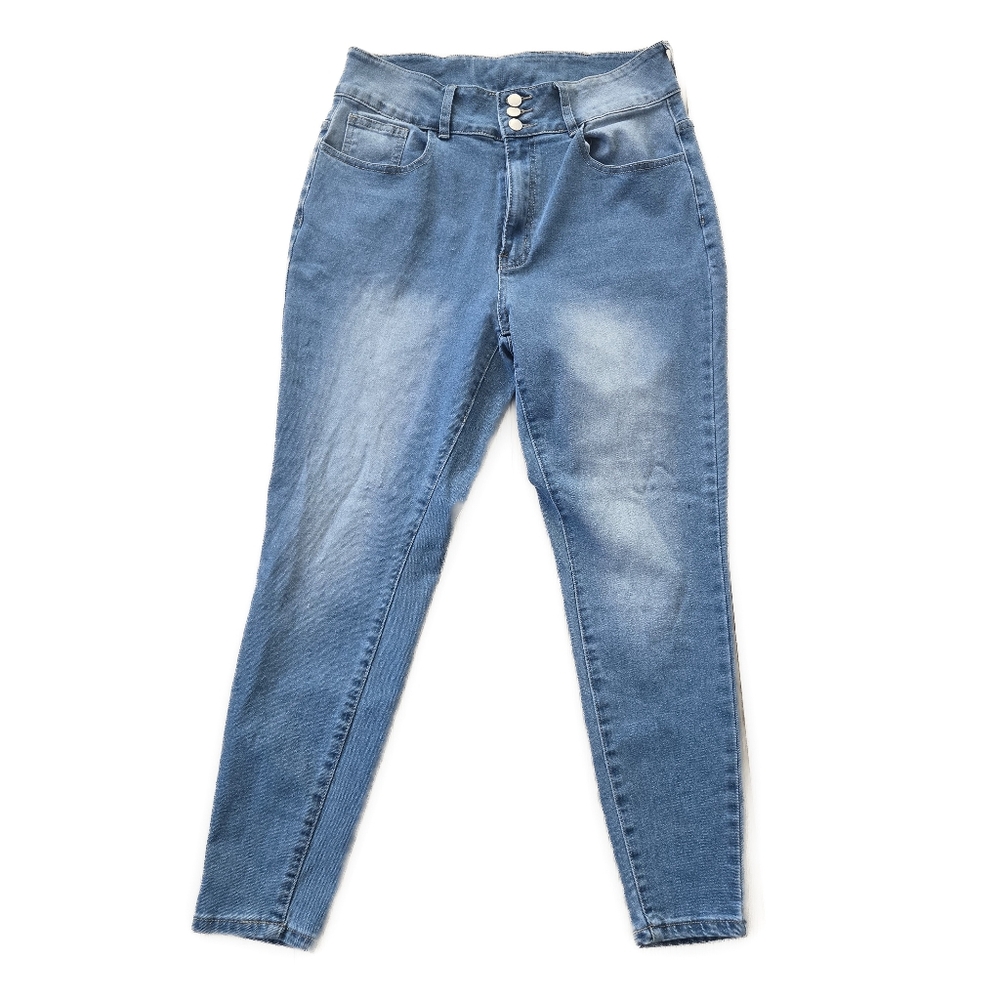 🔥 (5for$35) SHEIN Denim Blue Skinny Jeans